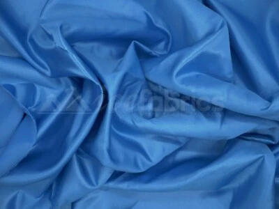 Turquoise Bridal Satin Fabric Silky By The Yard- Soft Thick Satin-  - Image 1 of 4