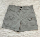 Lee Women's Relaxed Fit Flex-To-Go Mid Rise Cargo Short Summer Haze Size: 14M