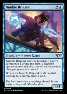 MTG-NM-Outlaws of Thunder Junction-Nimble Brigand-0058 - Picture 1 of 1