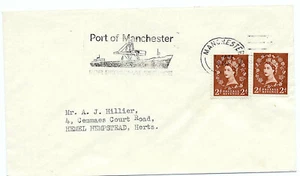 Great Britain 1970 Port of Manchester For Personal Service Ship Postmark - Imagen 1 de 2