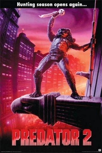 PREDATOR 2 POSTER Hunting Season Opens Again RARE 24X36 - Image 1 of 1