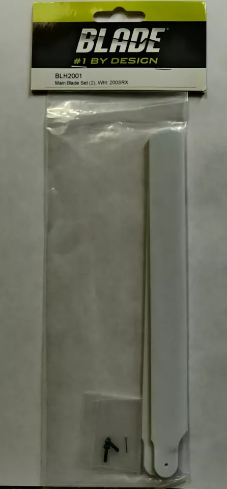 Blade BLH2001 Main Blade Set White 200 SR X New in Package - Image 1 of 1