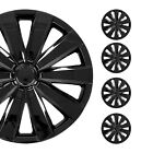 16 Wheel Covers Hubcaps 4Pcs for Nissan Kicks Black Nissan Kicks
