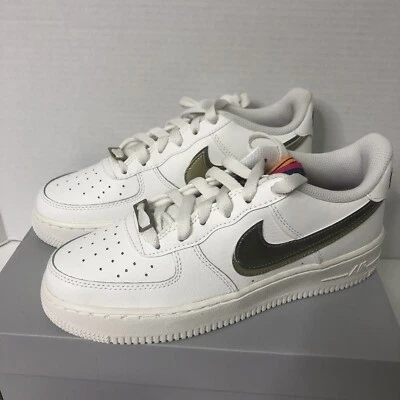 Nike Air Force 1 LV8 GS AF1 Double Swoosh DH9595-001 Wmn Sz 7, 7.5 Youth 5.5 6 - Image 1 of 4