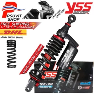 YSS G-SPORT Serie Negra Ajustable 330mm. para resorte CLICK-150i negro/ negro - Imagen 1 de 7
