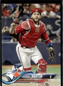 2018 Topps Series 2 Russell Martin Toronto Blue Jays #685 4 Card Lot - Picture 1 of 2