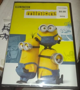 MINIONS DVD MOVIE ILLUMINATION DESPECIBLE ME GRU KEVIN STUART BOB NEW - Picture 1 of 2