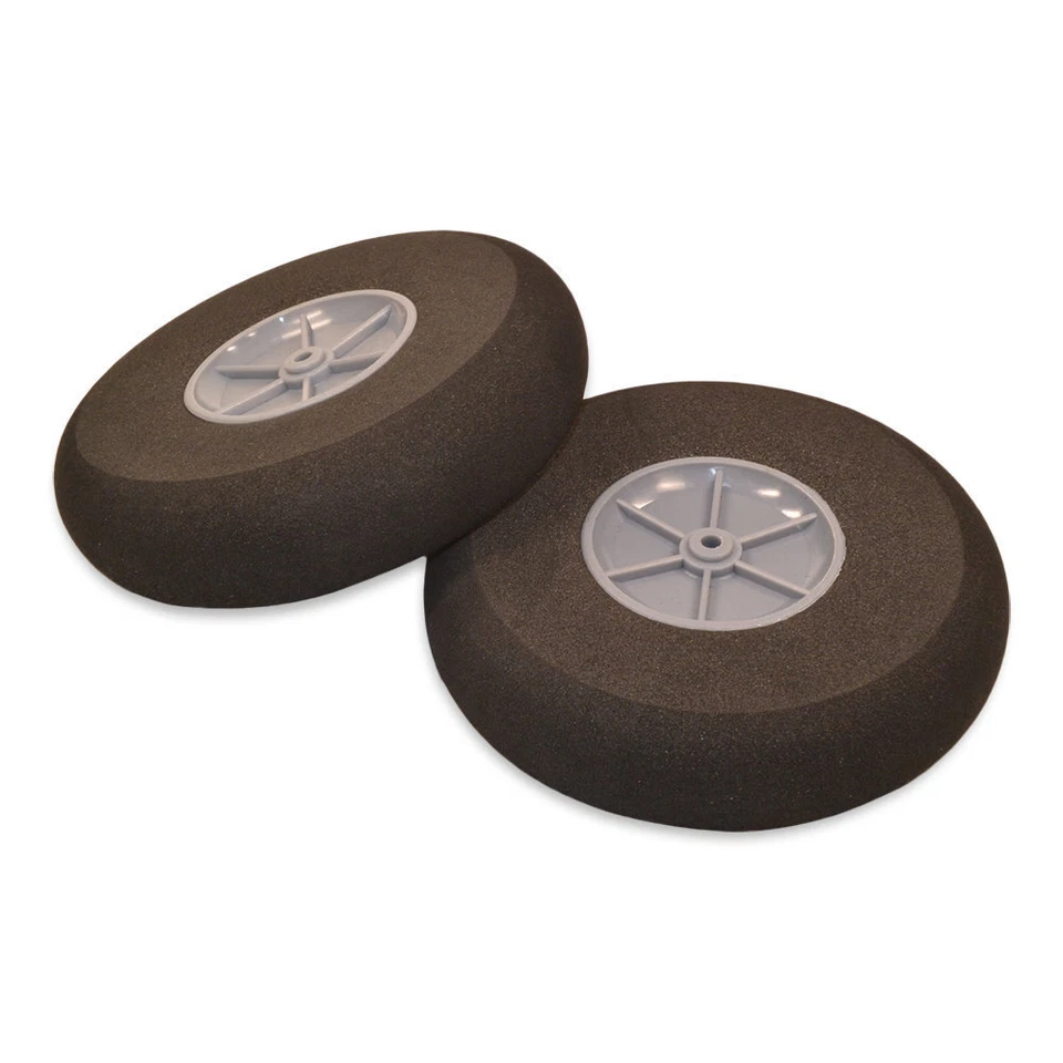 Leichträder Leichtrad Räder ø110mm  ø4mm Achse Jamara 1Paar RC Flugzeug - Bild 1 von 1