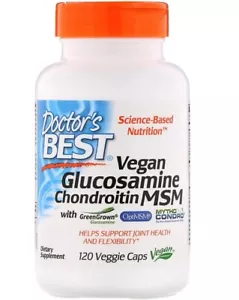 Doctor's Best Vegan Glucosamine Chondroitin MSM, 120 Veggie Caps - Picture 1 of 1