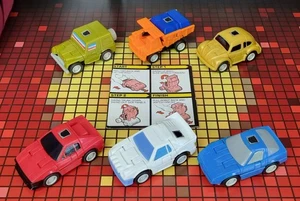 Vintage Hasbro Transformers G1 Autobot Throttlebots Complete - Set of 6 - Picture 1 of 8