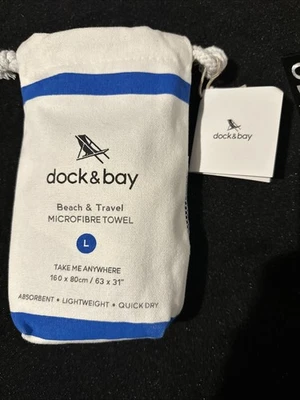 Toalla de playa de microfibra azul en color talla L playa y viaje comprador paga el envío Foto 1 de 4