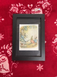 Art Print. Beatrix Potter. , Genuine Vintage , Peter Rabbit Etc DELUXE FRAMED - Picture 1 of 2