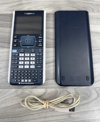 TEXAS INSTRUMENTS TI-NSPIRE CX GRAPHING CALCULATOR WITH COVER TESTED WORKS - Image 1 of 4