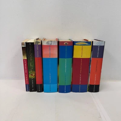 Harry Potter Books 1-7, Hardback/Paperback Bundle, Some First Editions - Image 1 of 4
