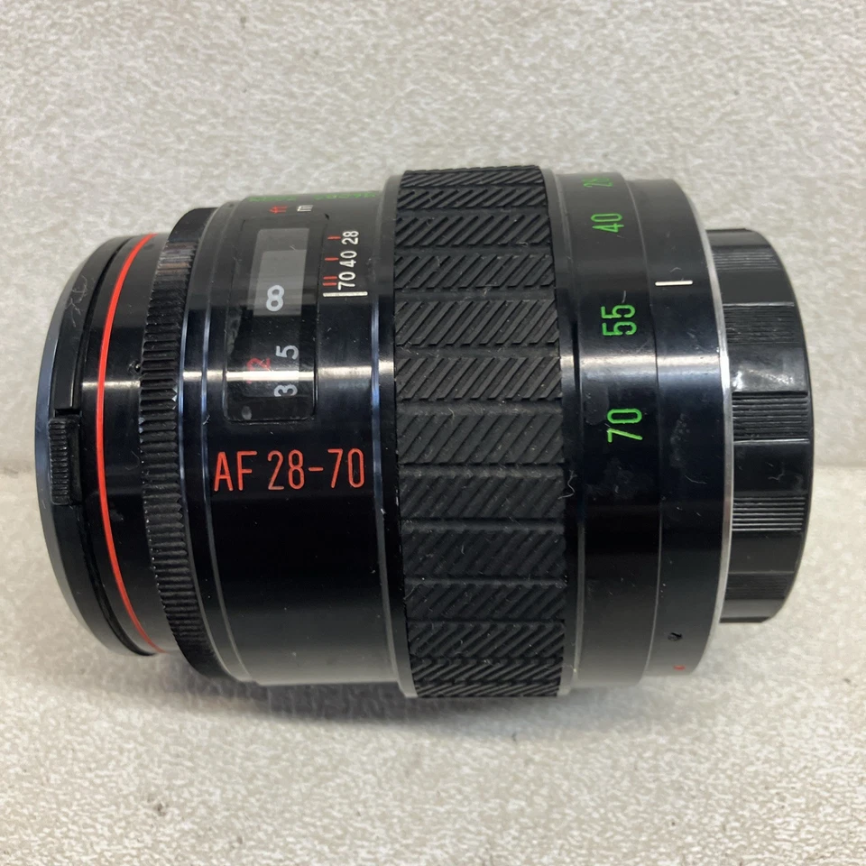 KALIMAR MC AF ZOOM MACRO 1: 3.5 f= 28- 70mm 55mm No. K9054111 Mint 2 Caps - Image 1 of 4