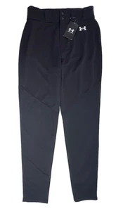 Pantalones de béisbol Under Armour utilitarios para hombre talla mediana sueltos negros nuevos con etiquetas - Imagen 1 de 18