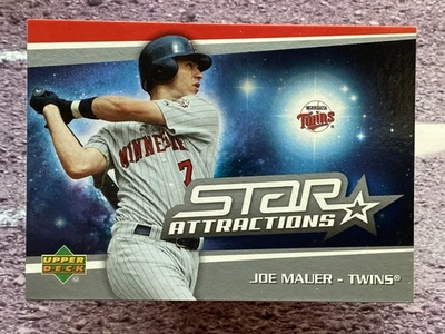 2006 Upper Deck Star Attractions Joe Mauer #SA-JM Minnesota Twins - Изображение 1 из 2