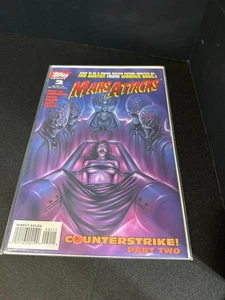 Mars Attacks #2 (1994 Topps Comics) Counterstrike Part Two Tim Burton Tie-In - Picture 1 of 3