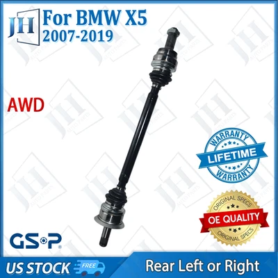 OE Rear Left or Right CV Axle Shaft for 2007-2019 BMW X5 X6 L4 2.0L L6 3.0L AWD - Image 1 of 4