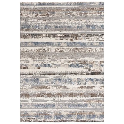 Rizzy Rugs Ventura Area Rug VRA746 Wool Transitional Stripe Blue Rectangle - Image 1 of 4