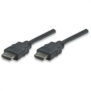 MANHATTAN 308816 High Speed HDMI A Kabel Schwarz Stecker/Stecker 1m - Bild 1 von 3