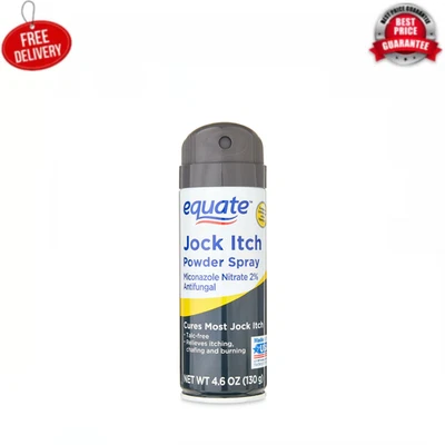 Spray en polvo para aliviar la tiña inguinal Equate nitrato de miconazol 2 % antifúngico, 4,6 oz Foto 1 de 4