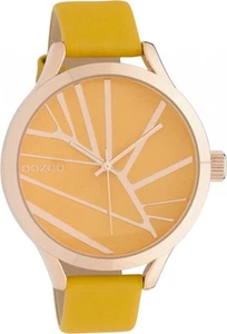 Oozoo Damenuhr mit Lederband 43 MM Orange / Orange C10465 - Bild 1 von 1