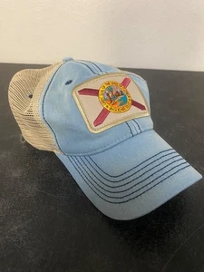 S.L. Sombrero ajustado Revival, parche bandera de Florida, malla sin estructura, espalda a presión, *NUEVO* - Imagen 1 de 7
