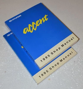1995 Hyundai Accent Factory Service Manual Original Shop Repair Set - Bild 1 von 1
