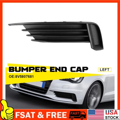 Front Bumper Fog Light Lamp Cover Grille Left Side For AUDI S3 A3 2013-2017 A - Image 1 of 4