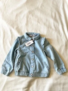 Neu mit Etikett Tartine et Chocolat Mädchen Jeansjacke 4Y 4T - Bild 1 von 4