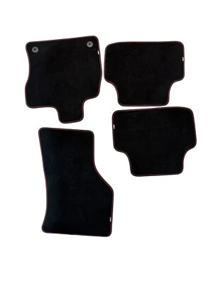 2019-2022 VW Volkswagen Jetta Black Carpet Carpeted Floor Mats Front Rear GLI - Imagem 1 de 4