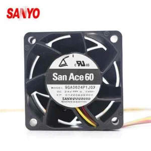 SANYO Denki 9GA0624P1J03 SanAce DC 24V 0.75A 60*60*38MM 4-wire PWM - Picture 1 of 3
