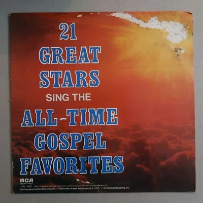 21 Great Stars Sing the All-time Gospel Favorites Vinyl LP VG 5`1 - Image 1 of 4
