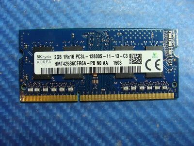 Dell Inspiron 15 5558 15.6" Genuine 2GB Memory RAM PC3L-12800S-11-13-C3 - Image 1 of 2