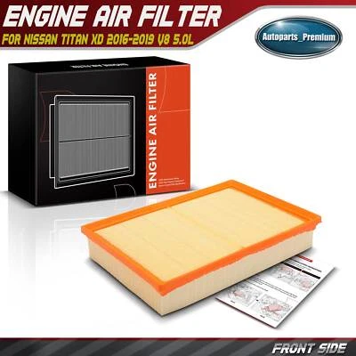 Воздушный фильтр двигателя для Nissan TITAN XD 2016 2017 2018 2019 V8 5,0 л 16546-EZ40A - Изображение 1 из 4