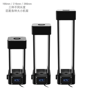 FREEZEMOD Temperature monitor Reservoir Water Tank Acrylic POM - Zdjęcie 1 z 14