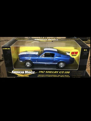 Mustang Shelby GT350 1967 azul 1:18 Ertl American Muscle 33275 Foto 1 de 2