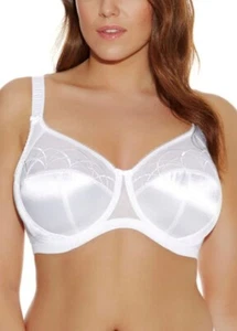 Elomi Cate 4030 Wired Full Cup UK 34FF Side Support Good Control White Bra - Picture 1 of 9