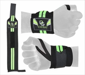 Deba PAAR Handgelenkbandagen Zughilfe Bodybuilding Fitness Krafttraining DE - Bild 1 von 3