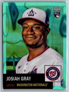 2022 AQUA LAVA JOSIAH GRAY RC 021/299 WASHINGTON NATIONALS #15 - Picture 1 of 2