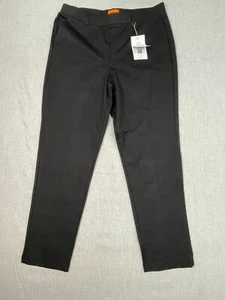 Mary Crafts Women's Size 12 Black Ankle Pull On Stretch Business Work Pants - Picture 1 of 9