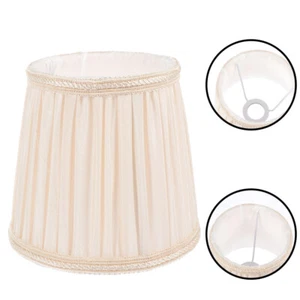 Vintage Light Shades Table Lampshades Pleated Light Shade Drum Lamp Shades - Picture 1 of 12