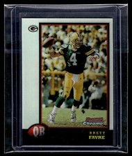 1998 Bowman Chrome Refractor #125 Brett Favre Packers HOF