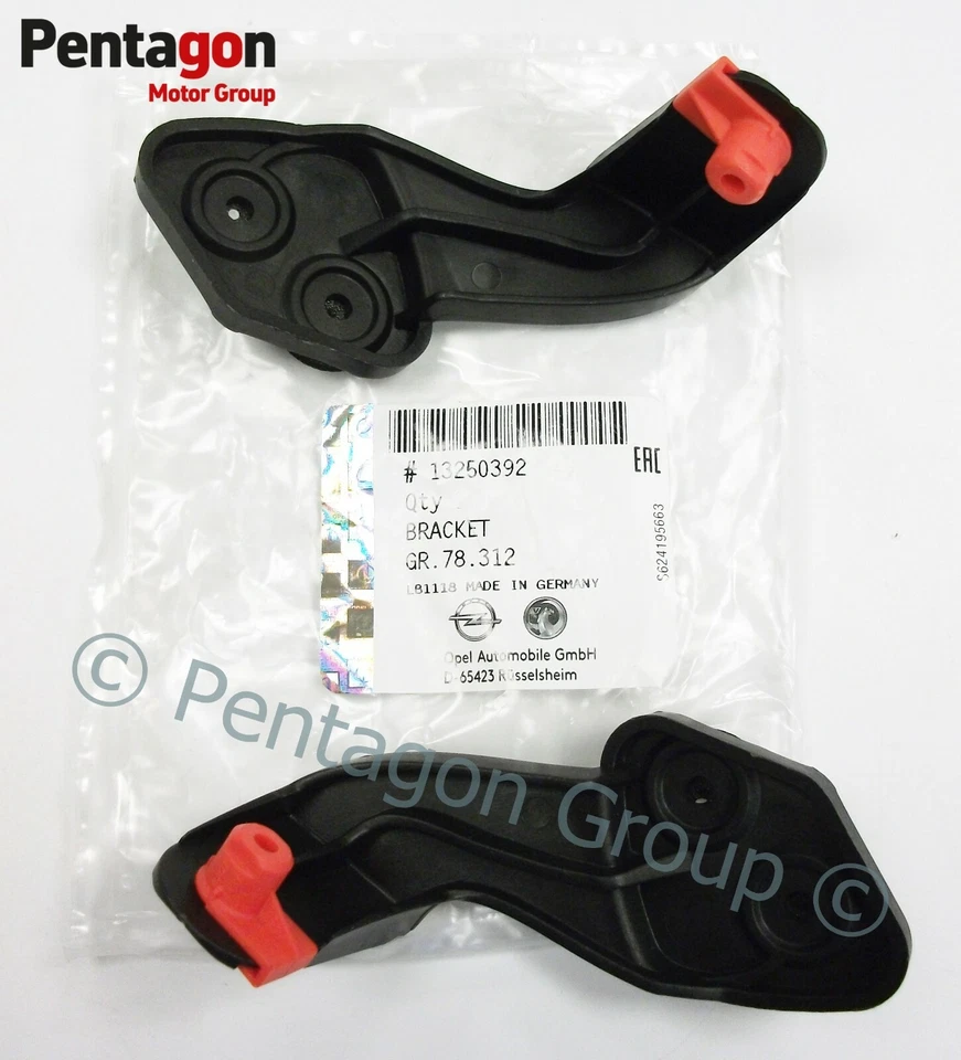 GENUINE Vauxhall CORSA D E REAR BUMPER LOWER BRACKET 13250392