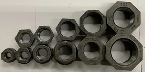 Bujes de tubo hexagonales maleables negros surtidos (de 1-1/2" x 1/4" a 3" x 2-1/2") - Imagen 1 de 9
