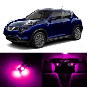Paquete de 8 luces interiores LED rosas para Nissan Juke 2011-2017 + herramienta de palanca - Imagen 1 de 7