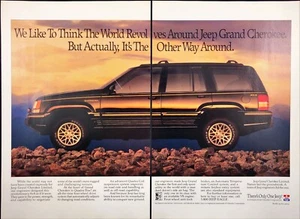 1993 Jeep Grand Cherokee Limited SUV Vintage Print Ad - Picture 1 of 7