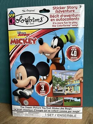 Mickey Mouse Colorforms Disney Junior Adventure Sticker Story Peel Stick FunPack - Image 1 of 3