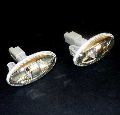 FOR CITROEN C1 C2 C3 C5 PEUGEOT 107 206 307 407 607 SIDE INDICATORS PAIR SOCKET - Image 1 of 2